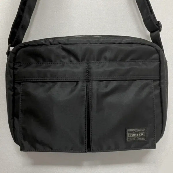 [BUNJANG] Porter Tanker Shoulder Bag L Black / 포터 탱커 숄더 백 L 블랙