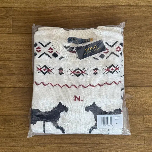 [BUNJANG] Polo Ralph Lauren Weatherbeater Cotton Blend Sweater Cream M / 폴로 웨더베인 코튼 블렌드 스웨터 크림 콤보 M (100 -105) 추천