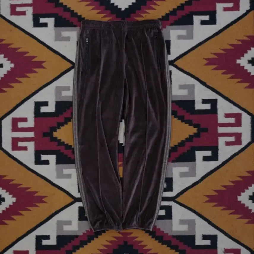 [BUNJANG] BLACKOUT Velour Pants Brown / [M] 블랙아웃 벨루어 팬츠 브라운