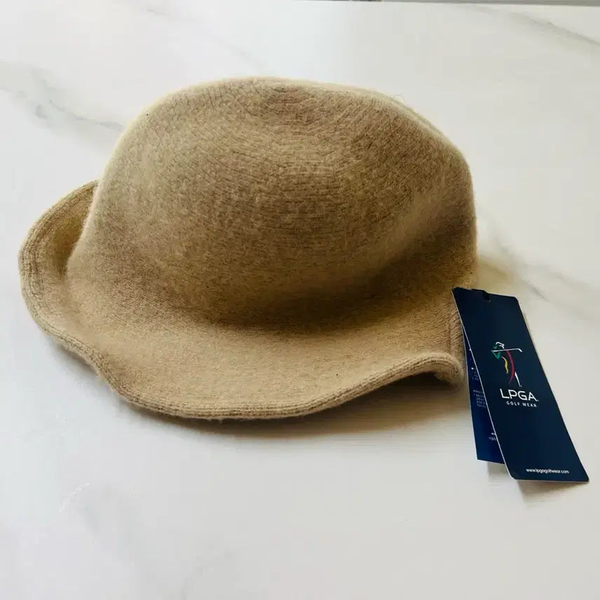 [BUNJANG] LPGA Women's Golf Bucket Hat (Beige) / [새상품] LPGA 여성 골프 버킷햇 (베이지)