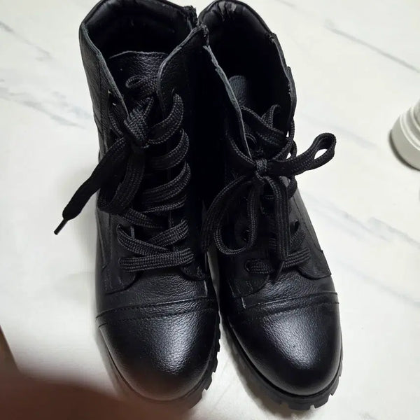 [BUNJANG] Black Walker Boots Size 230 / 블랙 워커 부츠 230 사이즈