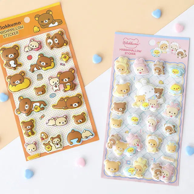 [BUNJANG] Rilakkuma Marshmallow Sticker / 리락쿠마 마시멜로 스티커