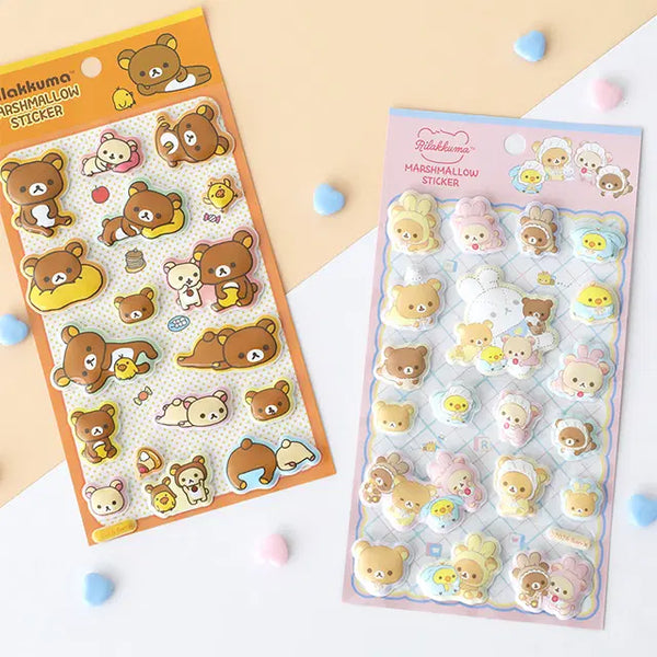 [BUNJANG] Rilakkuma Marshmallow Sticker / 리락쿠마 마시멜로 스티커