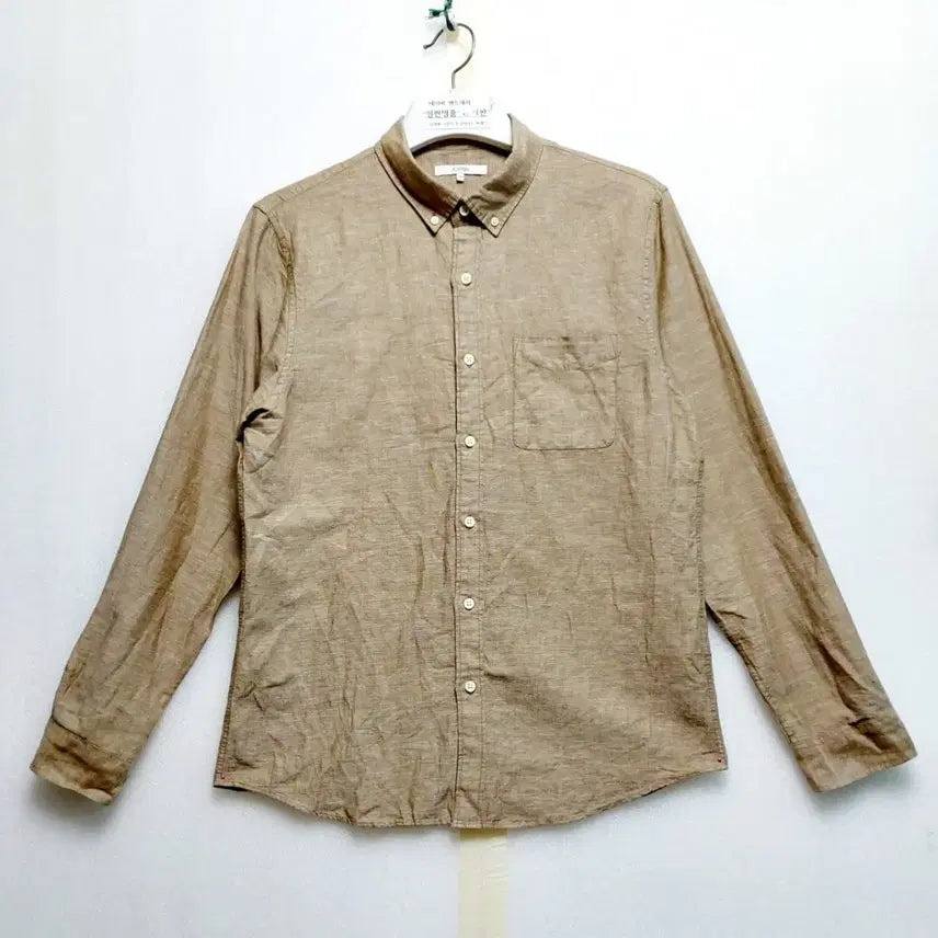 [BUNJANG] TOPTEN Men's Linen Shirt (Size 100-105) / 새제품급/ 탑텐 남성린넨셔츠100-105