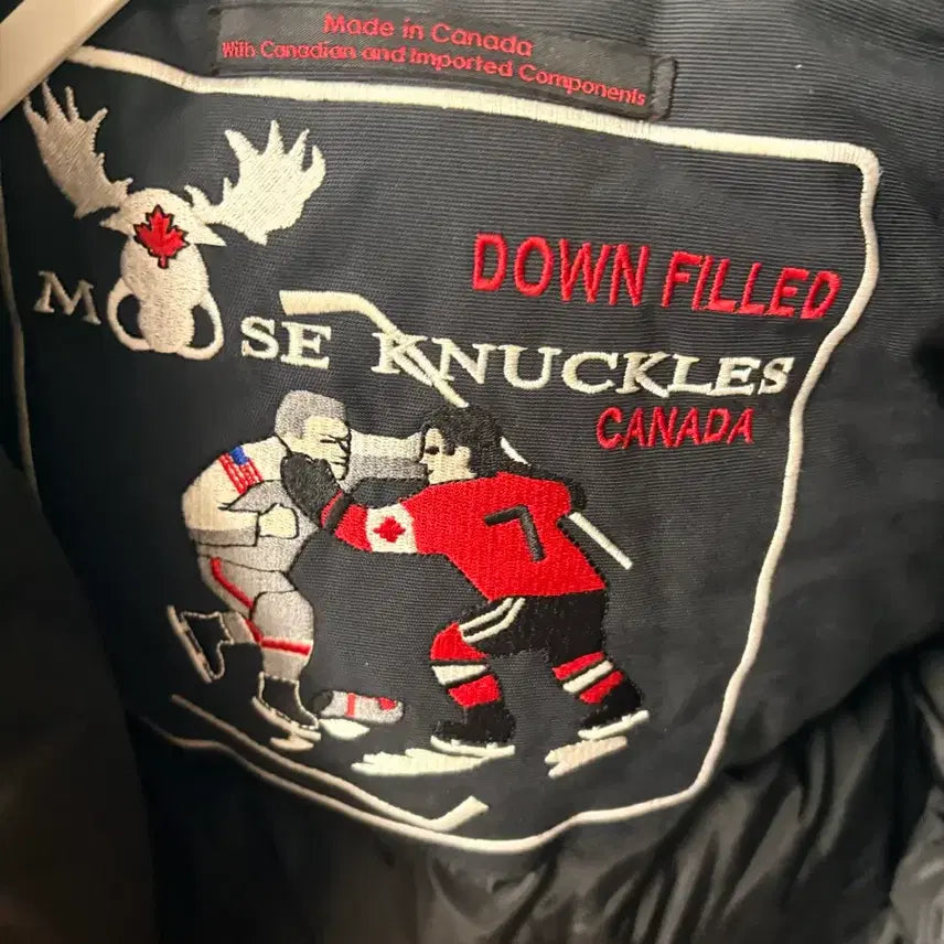 [BUNJANG] Moose Knuckles Ballistic Bomber Down Jacket / 무스너클 발리스틱 붐버 패딩 m/m