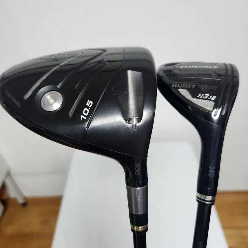 [BUNJANG] Majesty Conquest Driver 10.5° & 3-Wood 18° Set / 남성 마제스티 드라이브. 우드. 커버