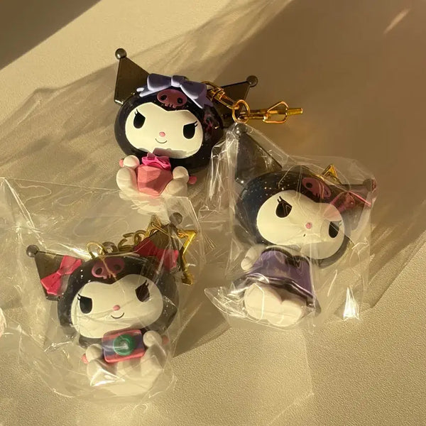 [BUNJANG] Kuromi Twinkle Keyring / 쿠로미 트윙클 키링-확정