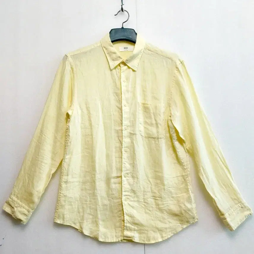 [BUNJANG] Uniqlo Men's Linen Shirt Size L (100) / 유니클로 남성린넨셔츠100 린넨 남방/