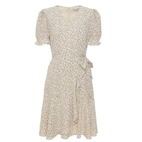 [BUNJANG] Satin One-Piece Dress Cream / 샤틴 원피스 66 크림