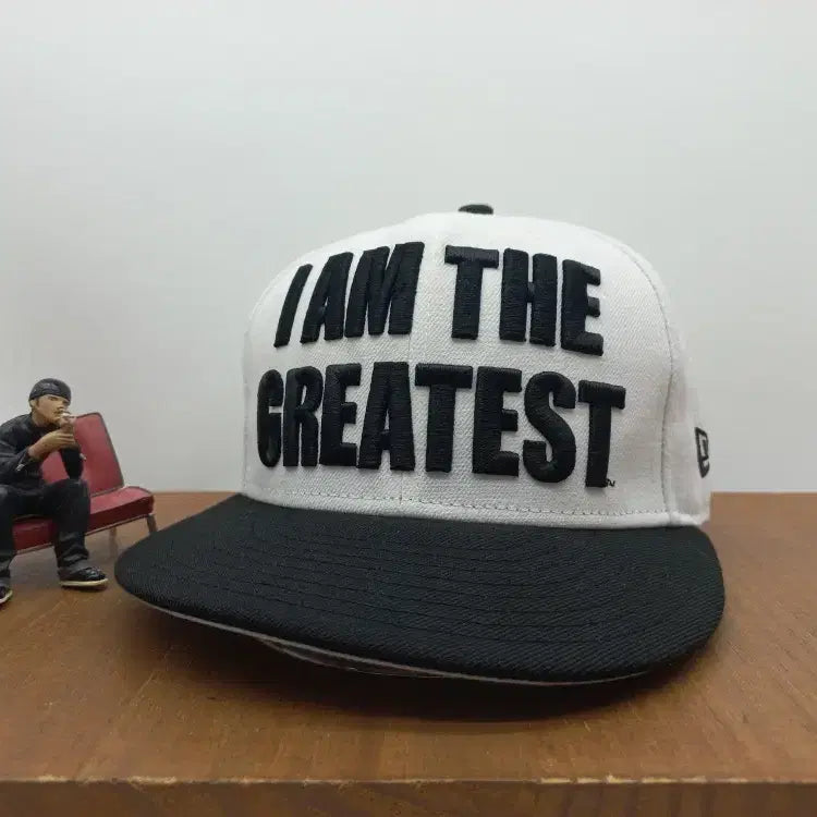 [BUNJANG] New Era x Muhammad Ali Collaboration Limited Edition 950 Street Hip Hop Snapback Hat / 뉴에라 x 무하마드 알리 콜라보 한정판 950 스트릿 힙합 스냅백 모자 화이트 블랙