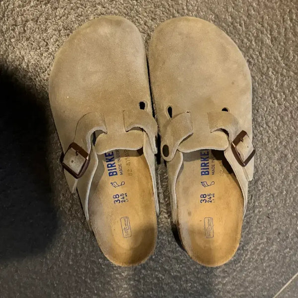 [BUNJANG] Birkenstock Boston Soft Footbed Taupe Regular 38 / 버켄스탁 보스턴 소프트 풋베드 토프(타우페) 레귤러 38
