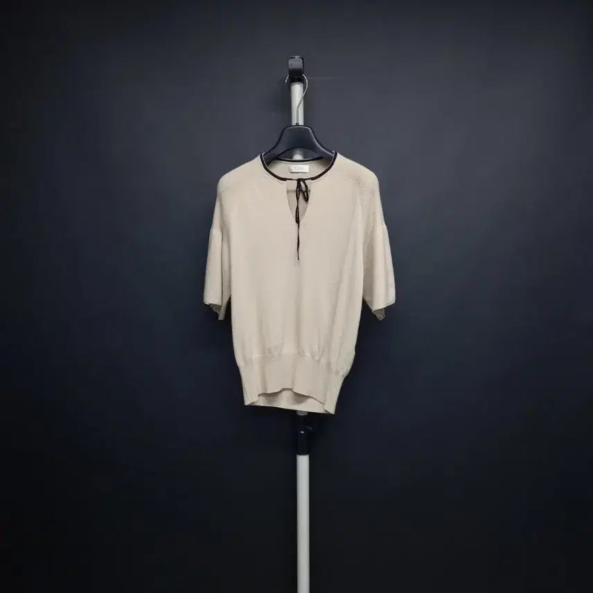 [BUNJANG] Time Chunjudong Rayon Blend Knit Blouse / 타임 춘주동  반팔 니트블라우스 F 33-66