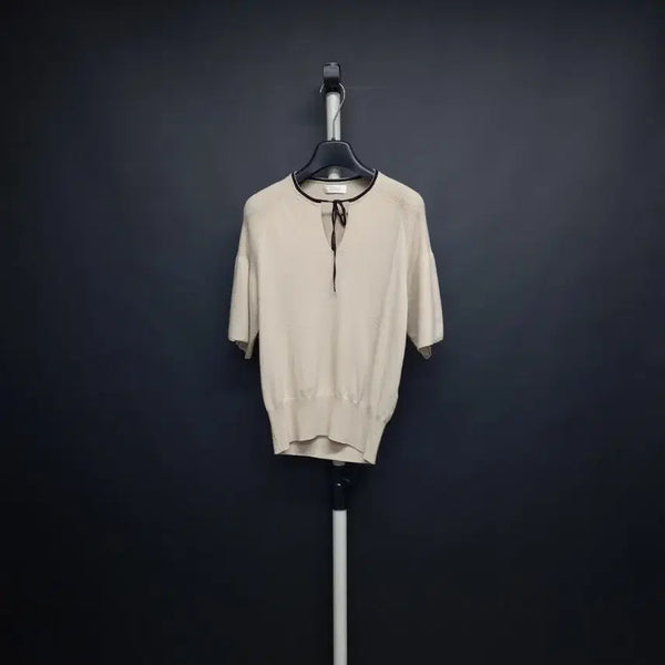 [BUNJANG] Time Chunjudong Rayon Blend Knit Blouse / 타임 춘주동  반팔 니트블라우스 F 33-66