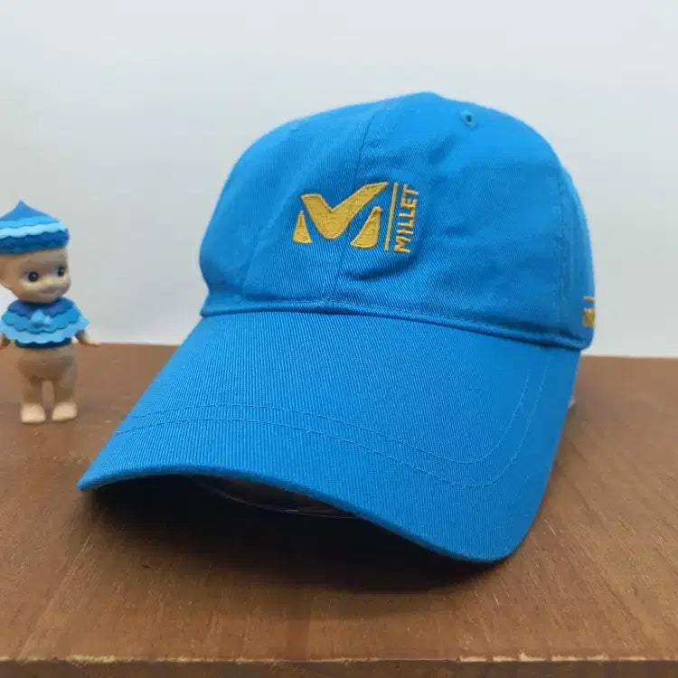 [BUNJANG] MILLET Outdoor Hiking Ball Cap Hat Blue / MILLET 밀레 아웃도어 등산 볼캡 모자 블루