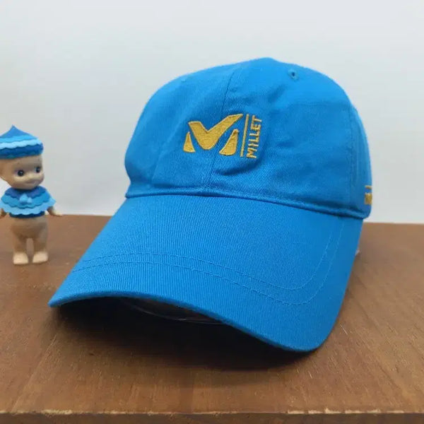 [BUNJANG] MILLET Outdoor Hiking Ball Cap Hat Blue / MILLET 밀레 아웃도어 등산 볼캡 모자 블루