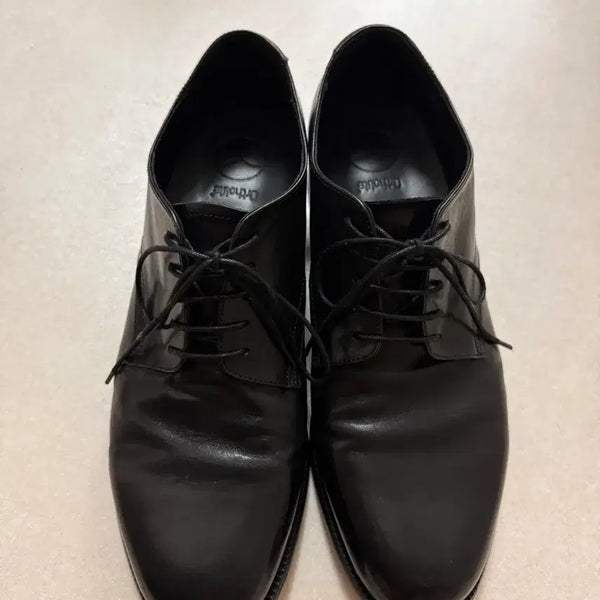 [BUNJANG] Yase USN 70s Horsehide Derby Shoes Black / 야세 USN 70s 홀스하이드 더비 슈즈 블랙