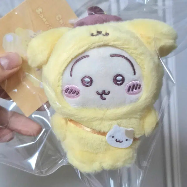 [BUNJANG] Chiikawa x Sanrio Collaboration Usagi Purin Mascot / 치이카와 산리오 콜라보 우사기 폼폼푸린 마스코트