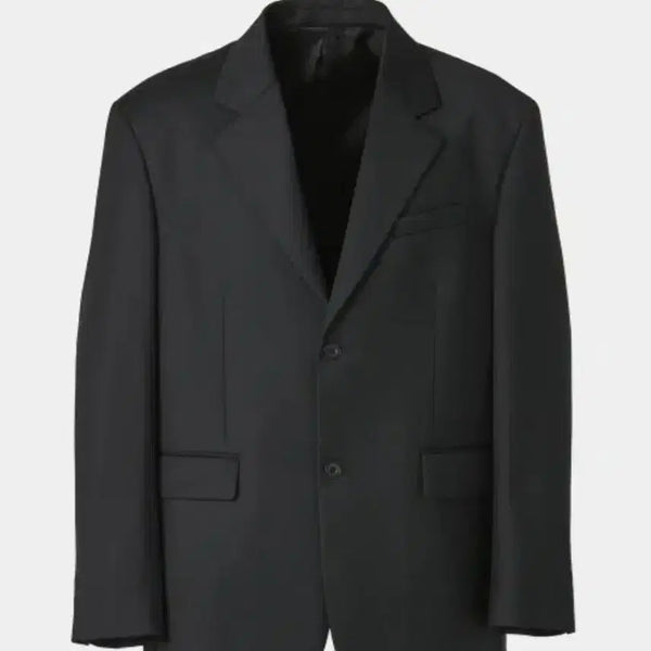 [BUNJANG] COOR Single Two-Button Blazer Black M / COOR 쿠어 싱글 투 버튼 블레이저 M 블랙