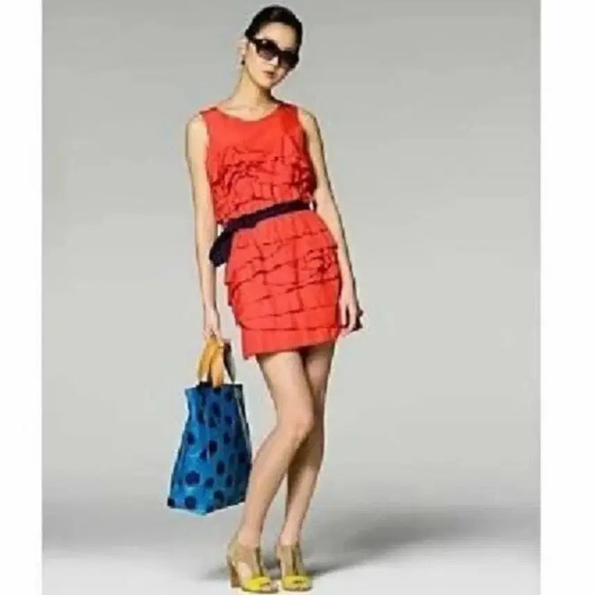 [BUNJANG] 3.1 Phillip Lim 2009 Spring/Summer Tiered Ruffle Cotton Shirt Dress / 2009 SS 쓰리원 필립림 티어드 러플 코튼 셔츠 드레스