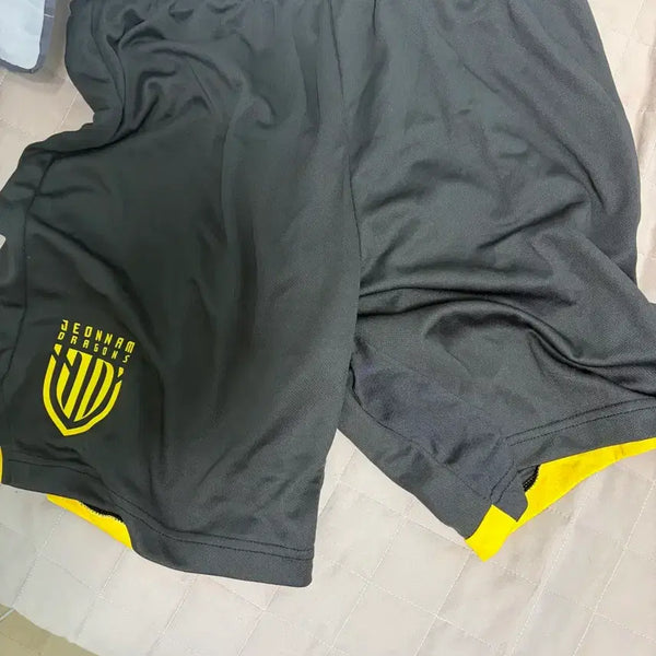 [BUNJANG] Jeonnam Dragons Black Soccer Shorts / 전남 드래곤즈 반바지