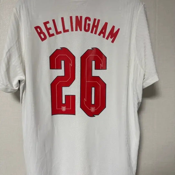 [BUNJANG] England National Football Team Bellingham #26 Jersey / 잉글랜드 축구 국가대표팀 벨링엄 26번 유니폼