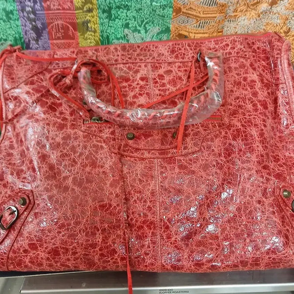 [BUNJANG] Balenciaga Classic City Red Tote Bag / 발렌시아가 클래식 시티 레드