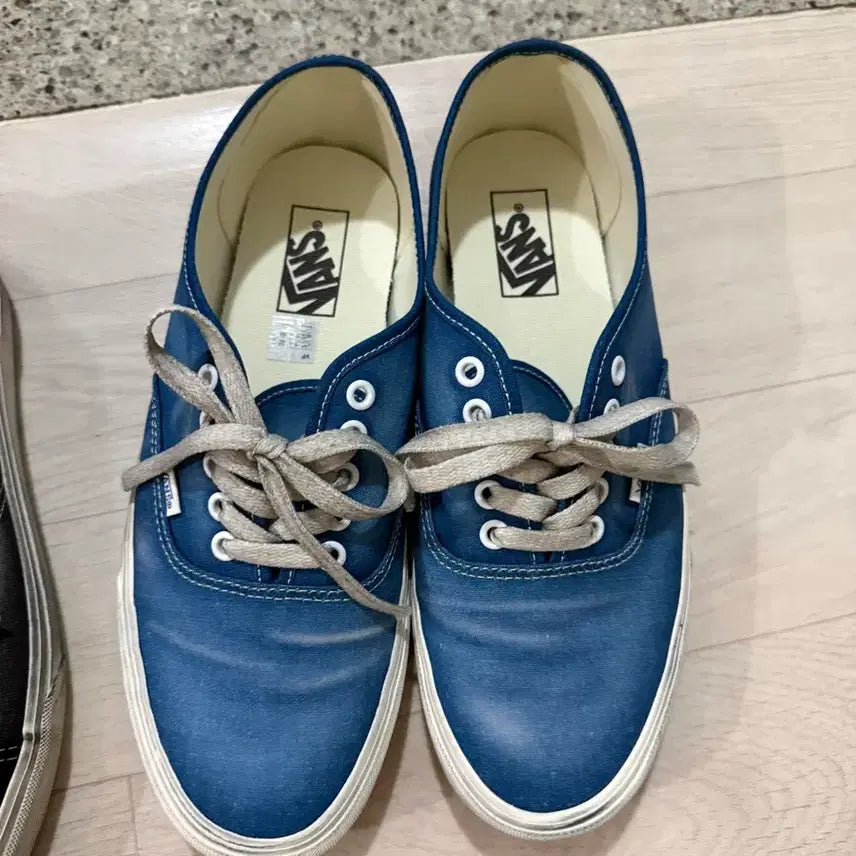 [BUNJANG] Vans Authentic Wave Washed Blue Sneakers / 반스 어센틱 웨이브 워시드 블루
