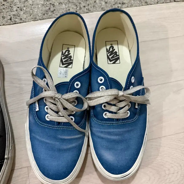 [BUNJANG] Vans Authentic Wave Washed Blue Sneakers / 반스 어센틱 웨이브 워시드 블루