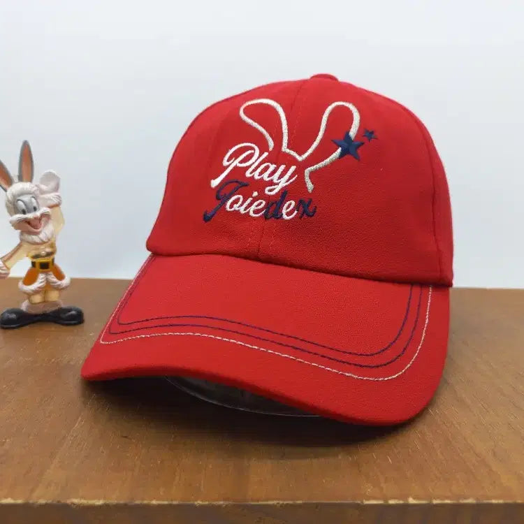 [BUNJANG] JDX Rabbit Ear Ball Cap Red / JDX 스포츠 골프 야구 모자 토끼 귀 볼캡 레드