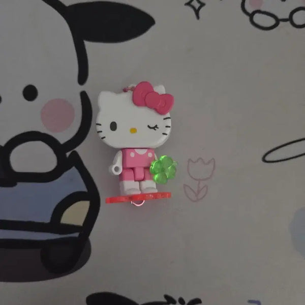 [BUNJANG] Sanrio Hello Kitty LEGO Keychain / 산리오 헬로키티 레고 키링 (단순진열)