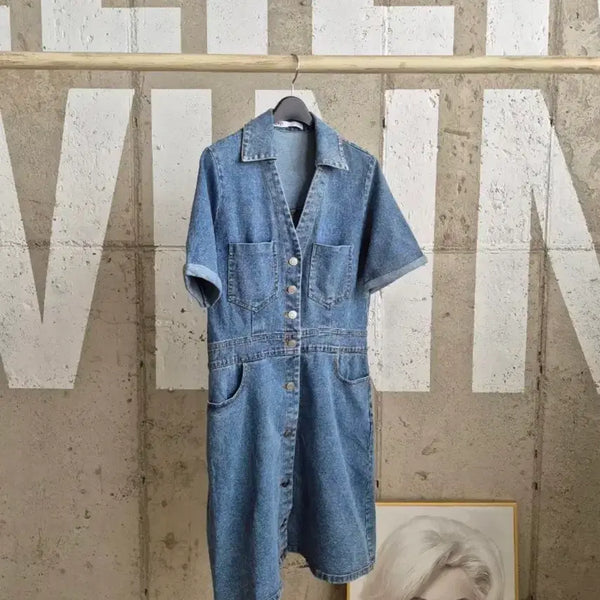 [BUNJANG] ZARA Denim Mini Dress / 자라 데님원피스 청원피스