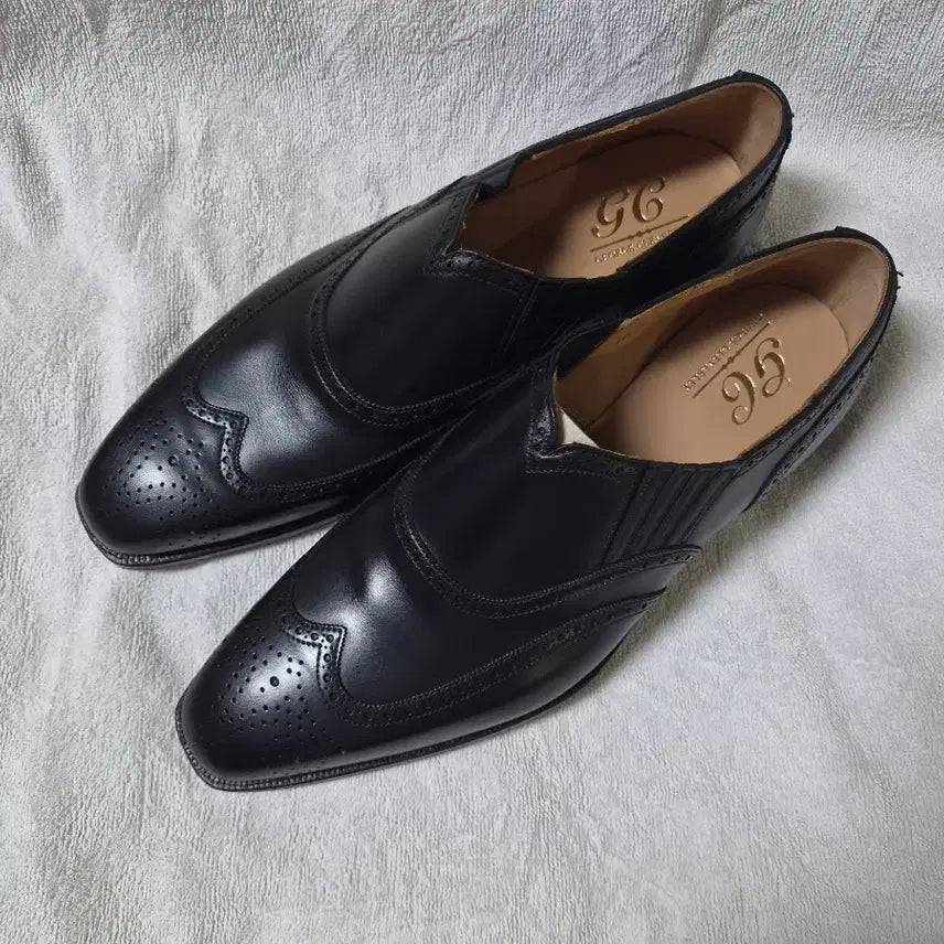 [BUNJANG] George Cleverley Campbell Wingtip Loafer Brogues - UK 8F / George Cleverley/조지 클레버리/캠벨/블랙/UK8F