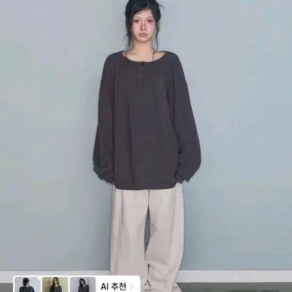 [BUNJANG] MILECO Symbol Pigment Waffle T Charcoal / 미레코 SYMBOL PIGMENT WAFFLE T CHARCOAL