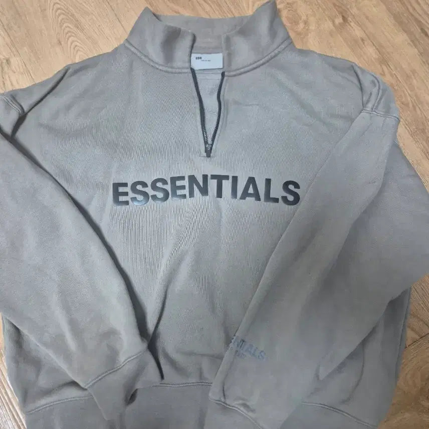 [BUNJANG] Fear of God Essentials Half Zip Sweatshirt M / 피어오브갓 에센셜 하프집업