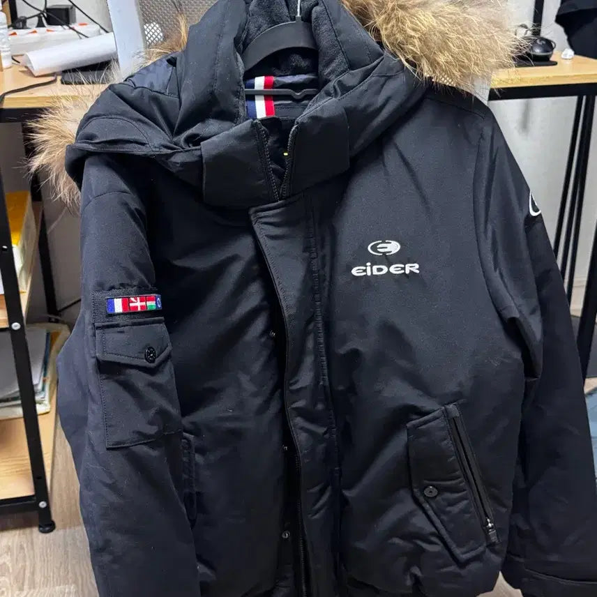 [BUNJANG] Eider Stukey Short Padded Jacket Black S / (새상품)아이더 스투키 블랙 숏패딩 s