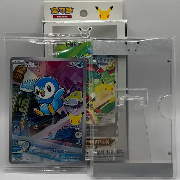 [BUNJANG] Pokemon Card 30th Anniversary First Partner Series Piplup Acrylic Frame (Sealed) / 포켓몬 카드 30주년 퍼스트파트너 중판 팽도리, 아크릴 액자 미개봉
