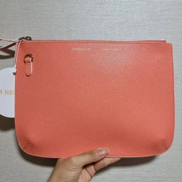 [BUNJANG] UM New York Orange Clutch with Strap / 움뉴욕 오렌지 클러치