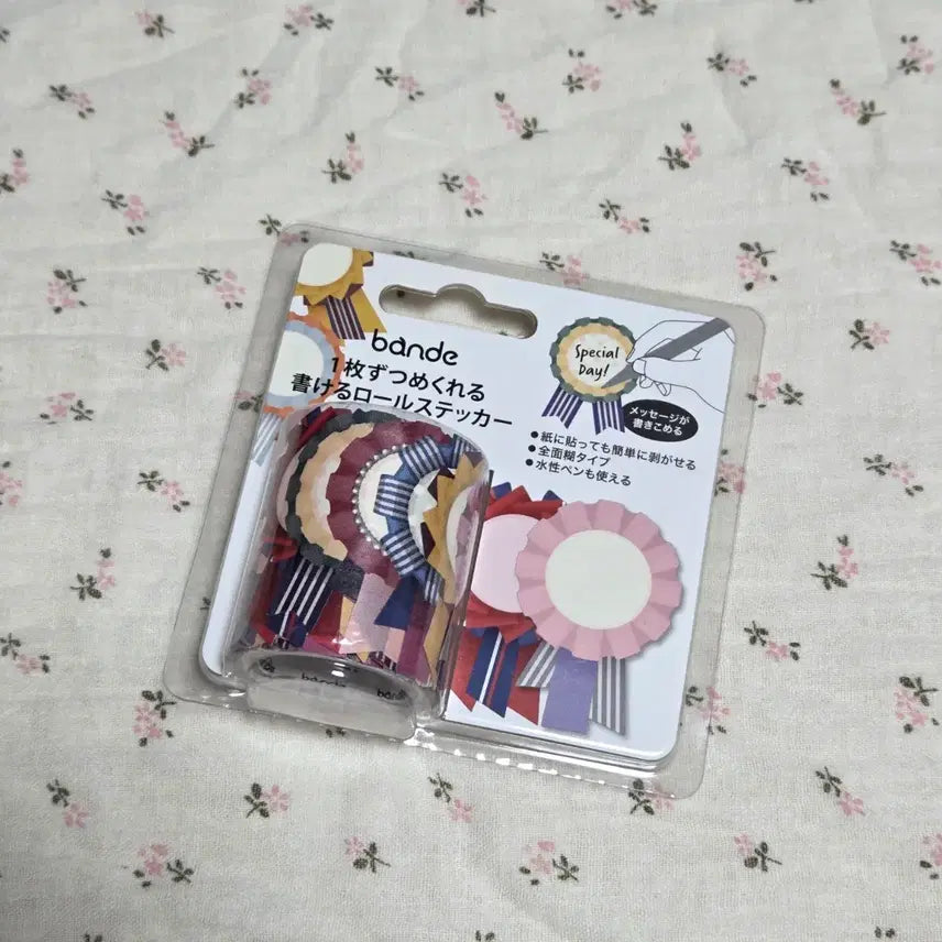 [BUNJANG] Bande Rosette Memo Roll Sticker / bande 반데 메모 롤스티커 로제트
