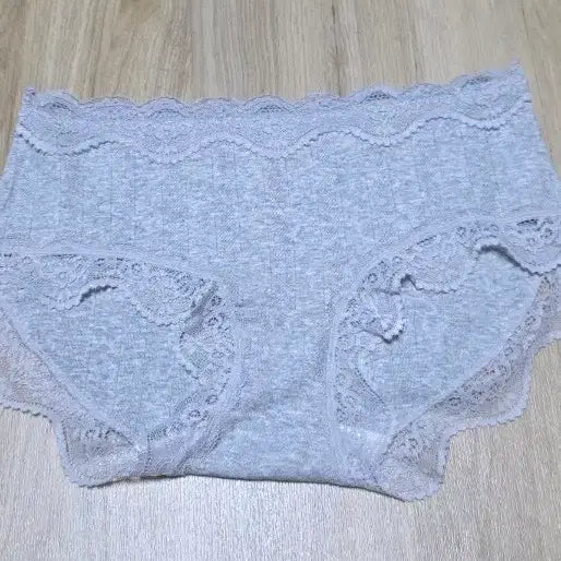 [BUNJANG] Women's Lace Panty - Grey / 여성 속옷 레이스 팬티 그레이