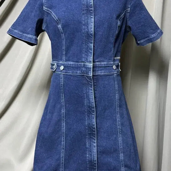 [BUNJANG] Tommy Jeans Women's Flare Denim Dress / 타미진스 여성 플레어 데님 원피스