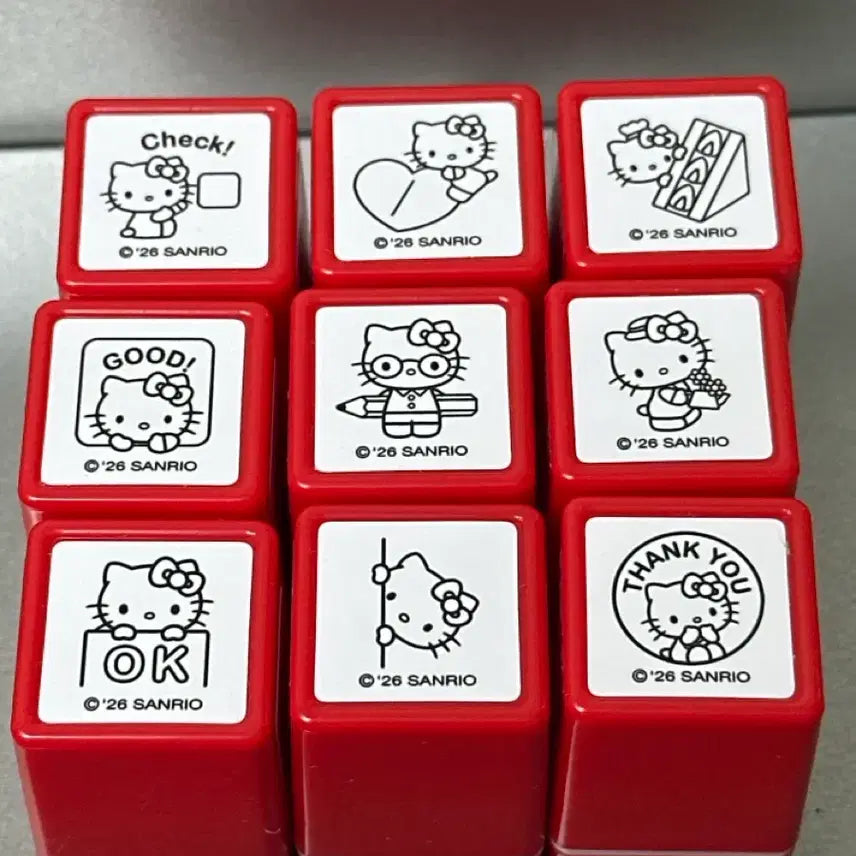 [BUNJANG] POV x Hello Kitty Diary Stamp Set M / POV x 헬로키티 다이어리 스탬프 M