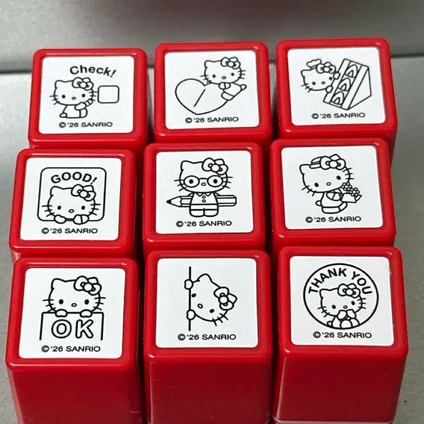 [BUNJANG] POV x Hello Kitty Diary Stamp Set M / POV x 헬로키티 다이어리 스탬프 M