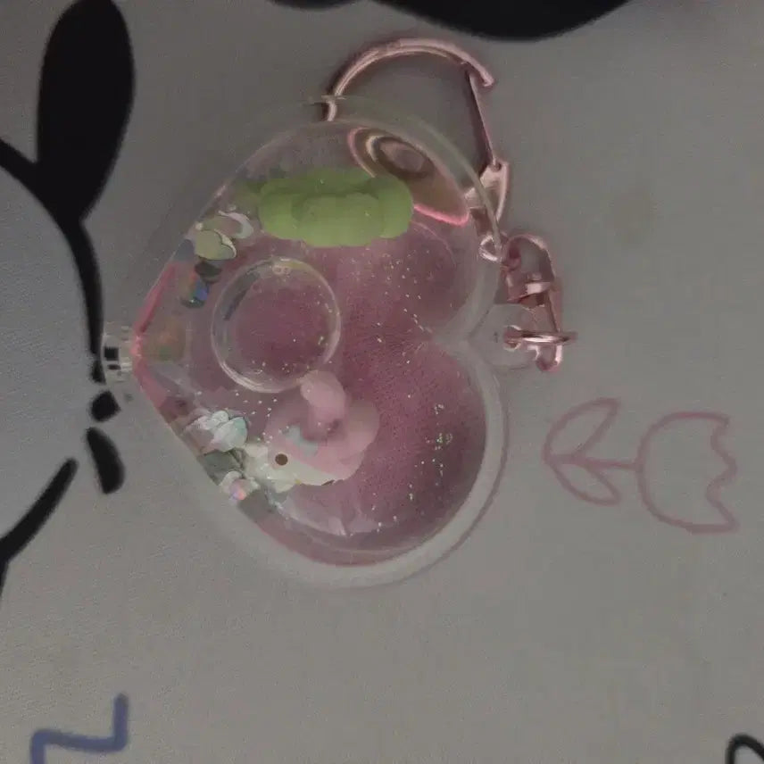 [BUNJANG] Sanrio My Melody Lucky Water Globe Keychain / 산리오 마이멜로디 행운워터볼키링 (새제품)