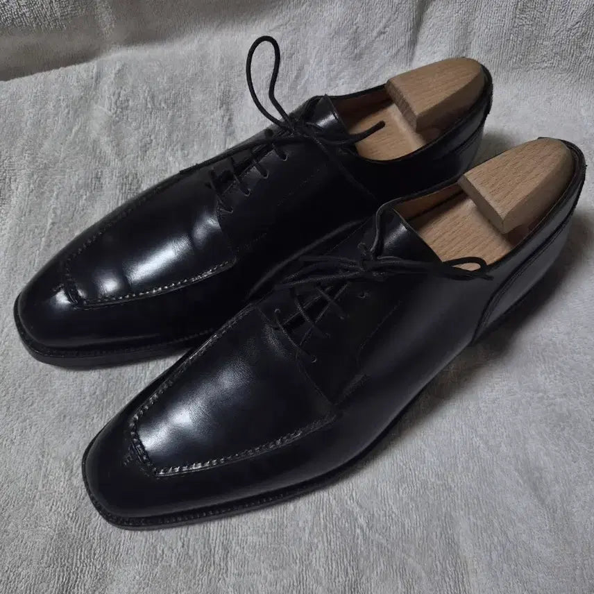 [BUNJANG] Crockett & Jones Hand-Grade U-Tip Split-Toe Derby Black UK 8.5 / 크로켓 앤 존스/핸드그레이드/유팁 스플릿토 더비/블랙/UK8.5