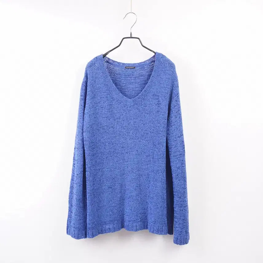 [BUNJANG] URBAN RESEARCH Oversized Summer Knit V-Neck Knit Royal Blue / URBAN RESEARCH 어반리서치 오버핏 썸머니트 브이넥니트 C295