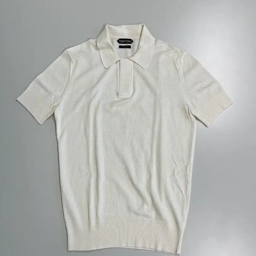 [BUNJANG] Tom Ford Knit Short Sleeve Polo Shirt Size 46 / [정품/46] 톰포드 니트 반팔 카라티