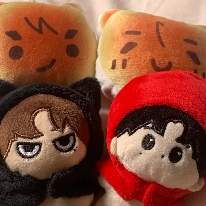 [BUNJANG] ENHYPEN Jay & Sunghoon Doll Keychain Set / 엔하이픈 흑백즈 제이 성훈 흑백쿤 쩨이쿤 후니쿤 인형 천사 악마 빵 키링 일괄 가격