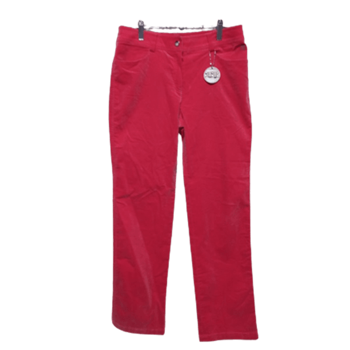 [BUNJANG] Munsingwear Authentic Two-tone Women's Corduroy Golf Pants / 먼싱웨어 정품 장식배색 여자 추동용 여성 코듀로이 골덴바지팬츠64-91