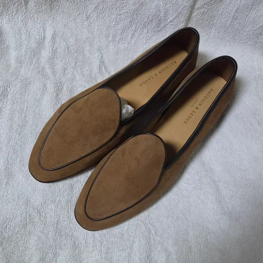 [BUNJANG] Baudoin & Lange Sagan Tan Belgian Loafers / Baudoin & Lange/보두앙앤랑/Sagan/Tan/43