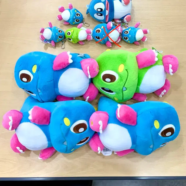[BUNJANG] Bubble Bubble Dinosaur Plush Keychain Set / bubblebubble보글보글버블보블버블보블 공룡 인형뽑기 가방열쇠고리 키링 세트 일괄